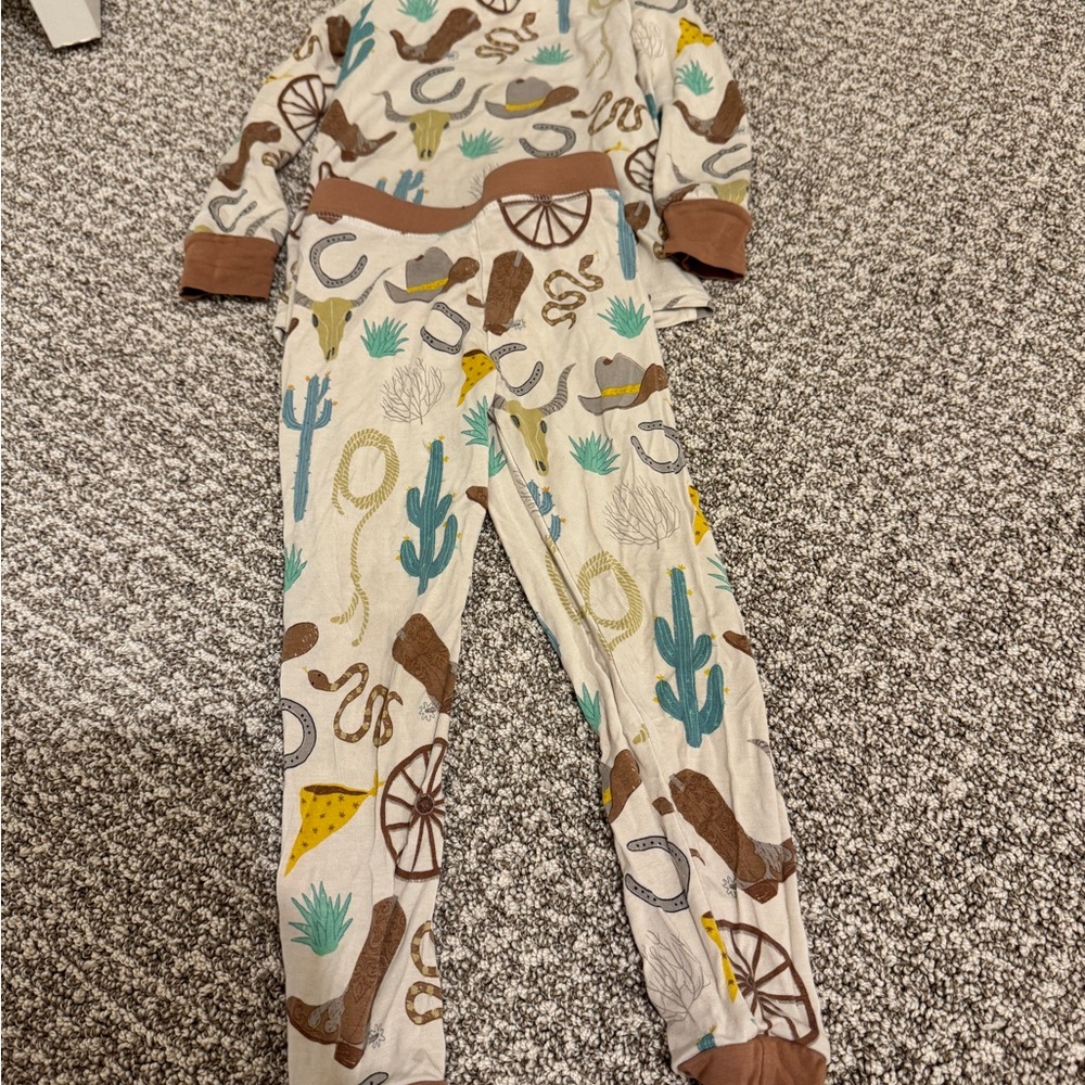 Little Sleepies Western-Themed One Piece Pajamas
